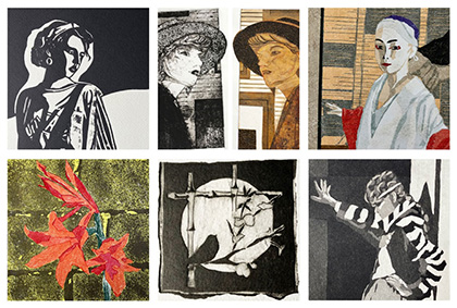 Images of Various Printmaking Techniques © Allison Mackenzie